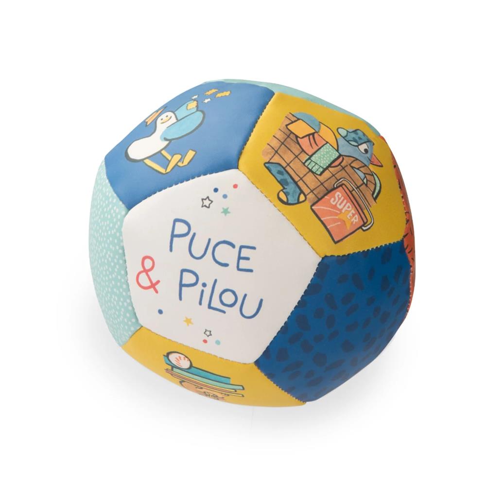 Moulin Roty Игрушка мячик 10cm Puce & Pilou, 684050